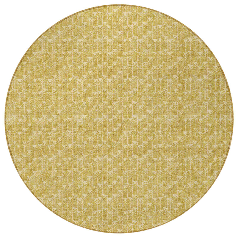 Tapis d'intérieur rond 8 po