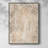 Walnut Damask IV Framed Print - Solid Wood-2118038403