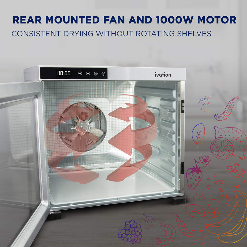 Ivation 1000 Watt Food Dehydrator