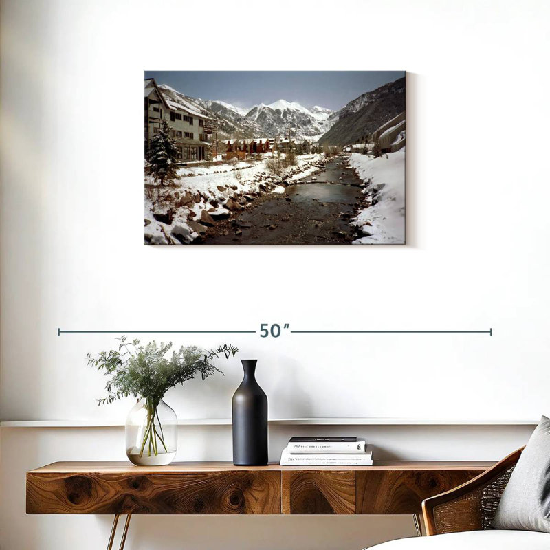 Alvord Telluride Winter Wonderland, H 20 po x l 30 po