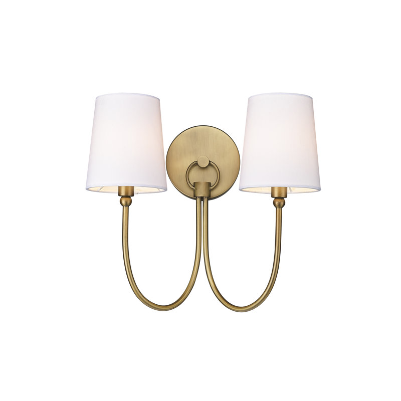 Danyu Candle Wall Light, Brass