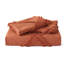 Ensemble de housse de couette touffeté Solayne Boho - Motif géométrique texturé, couleur citrouille, attaches de coin et fermeture à glissière-111548996-111549005