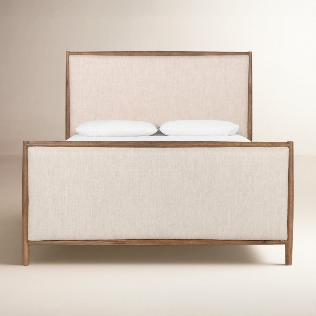 Cayenne Upholstered Bed, Queen, Essence Natural
