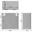 Black Hanging Glass Cabinet 60X31x60 Cm-584496441