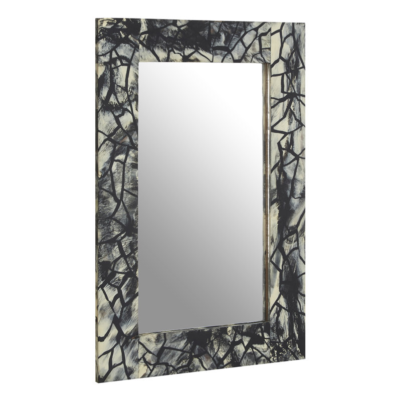 Alessandra Metal Flat Wall Mirror