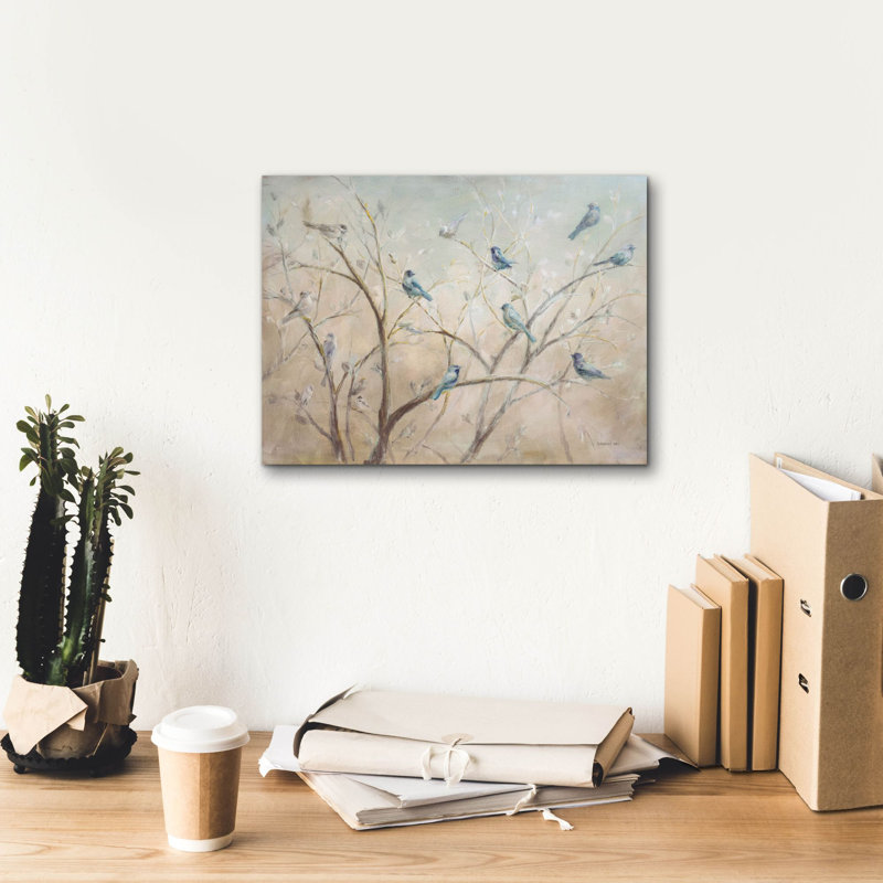 «Spring Gathering Light» par Danhui Nai, art mural sur toile, H 12 pi x l 16 pi