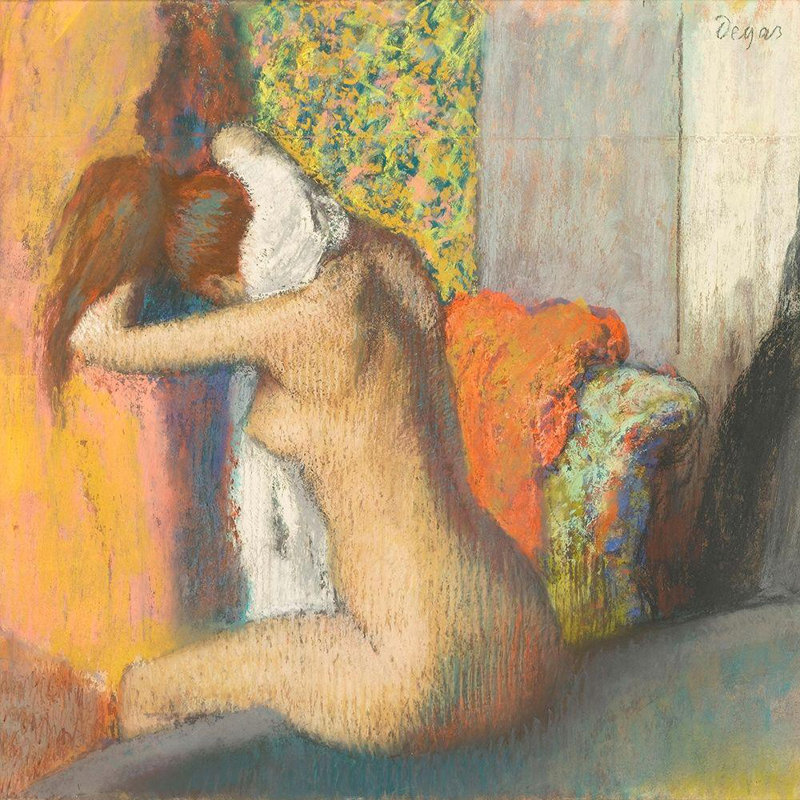 «Red Barrel Studio® Degas», art sur toile tendue par Edgar Gallery, H 36 po x l 36 po