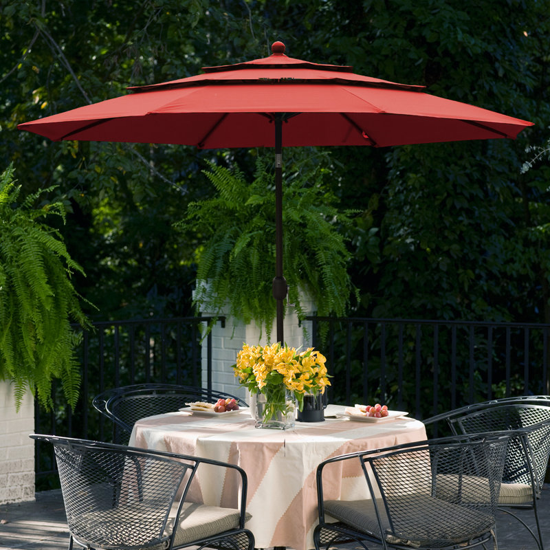 305cm Tilt Parasol, Red