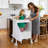 Contemporary Kitchen Helper Double Foldable Step Stool