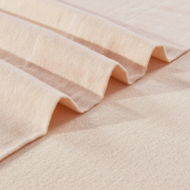 Feathery Flannel Sheet Set, Accrue, Cal.King Sheet Set + Fitted Sheet + Pillowcase