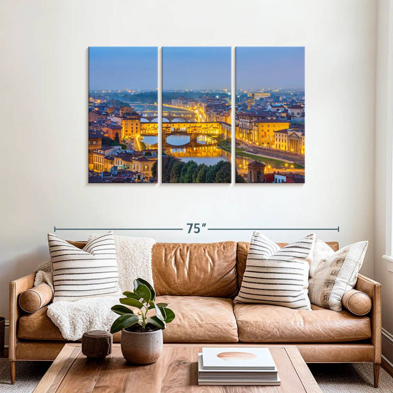 Sebbie Florence By Nightfall, 36" H x 57" W