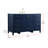 Irene 54'' Single Bathroom Vanity with Engineered Marble Top-95377059