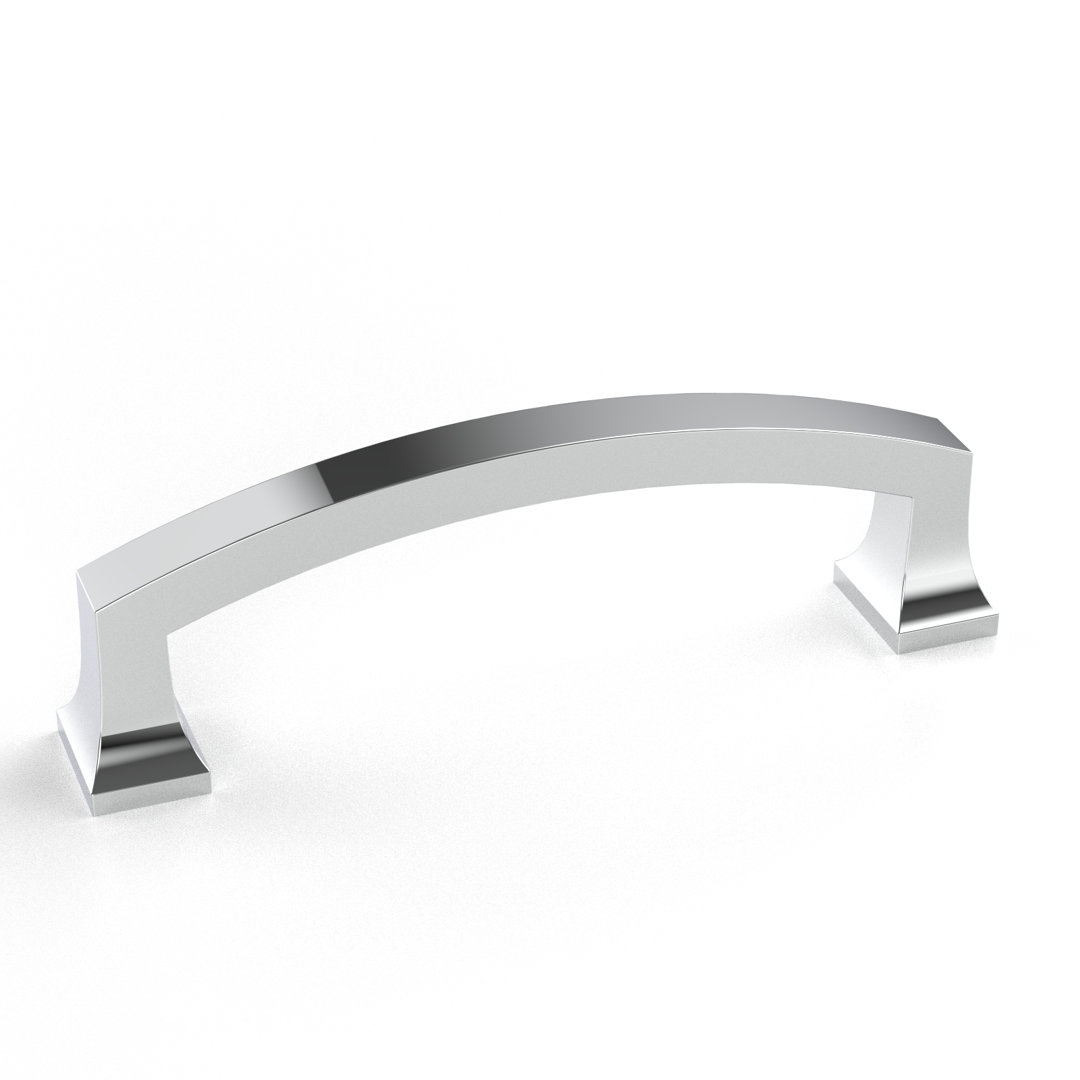 (Single) Brooklyn Door and Drawer Pull 4in Center-to-Center Kruse Hardware 