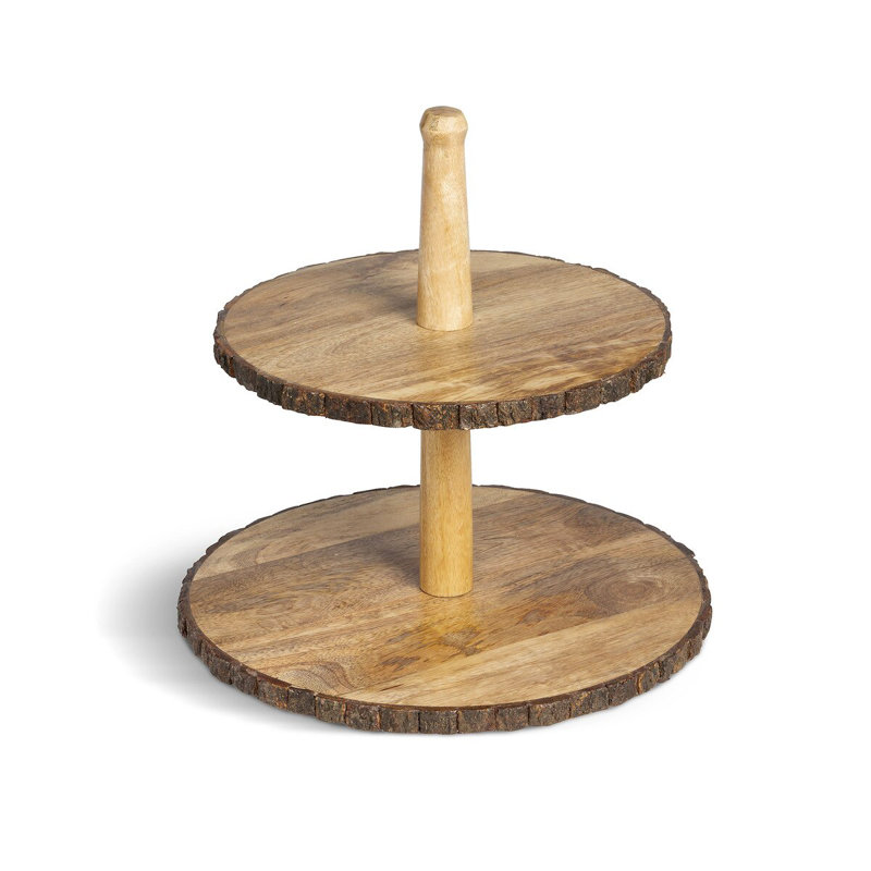 Woodland Wood Tiered Stand