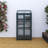 62 In. Wood Portable Greenhouse With Wheels And Adjustable Shelves-110600706
