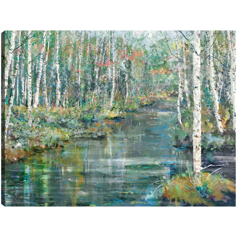 Streaming by Studio Arts Canvas Art Print, 27" H x 36" W