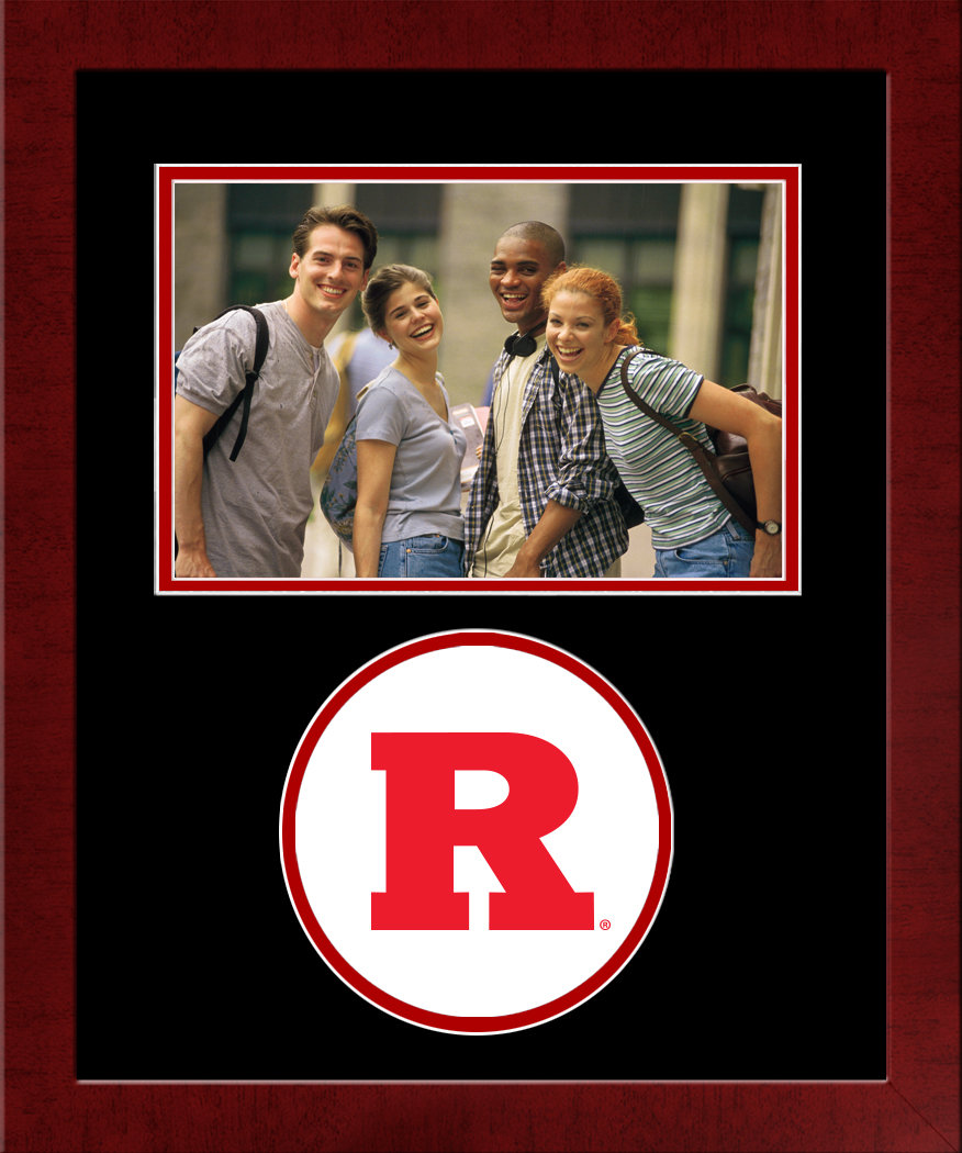David Frame Rutgers Patriot Frames NCAA Rutgers Scarlet Knights Spirit Picture Frame | Wayfair