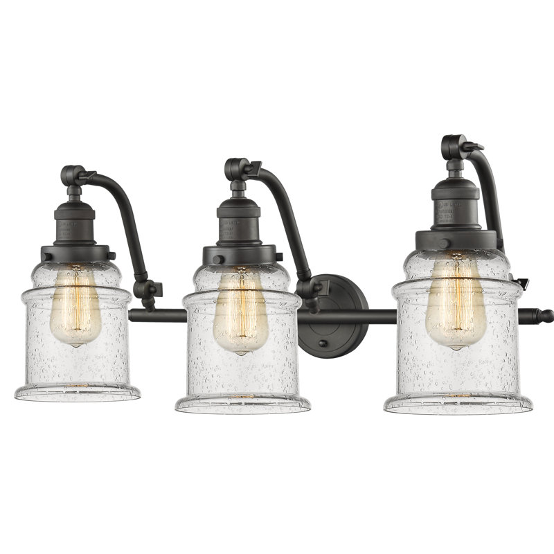 Alexandira 3 - Light Dimmable Vanity Light, Oil Rubbed Bronze, Seedy, No Bulb Included