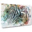 Portrait Of A Zebra In Abstract - Wrapped Canvas-55337370