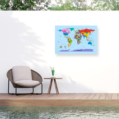 Carte du monde de bolognaise pour enfants