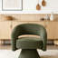 Fauteuil demi-tonneau, fauteuil d'appoint pivotant