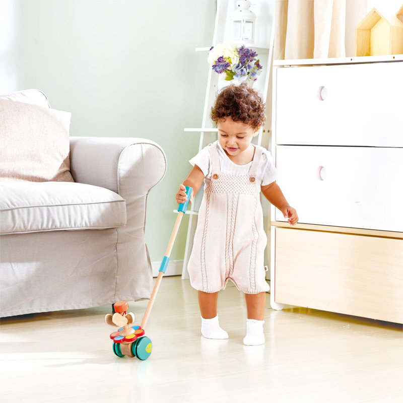 Dancing Butterflies Rolling Push/Pull Baby Toy