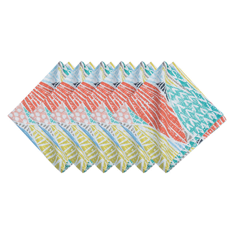 20" Surfside Sound Cotton Cloth Napkins, Set of 6