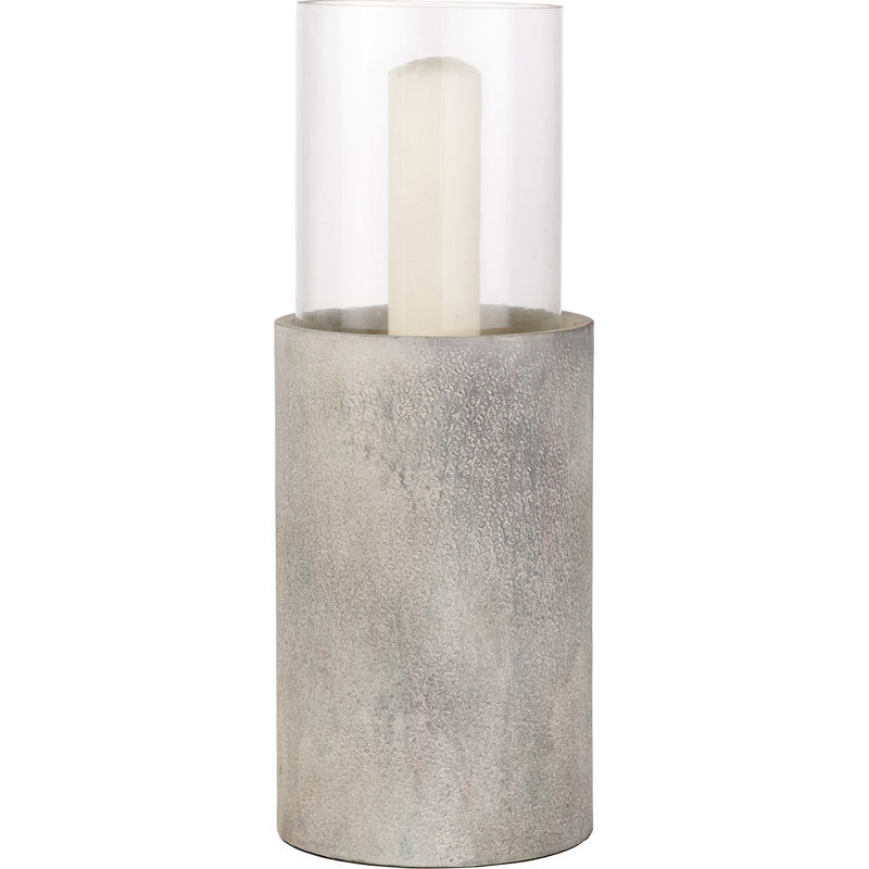 Metal Hurricane, Stone Grey, 66cm H x 23cm W x 66cm D