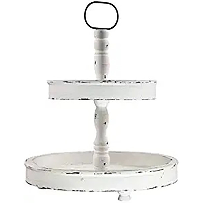 Plateau de service Poling, Blanc