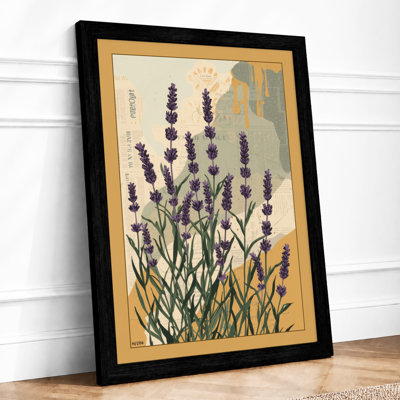 Lavender & Architecture Botanical - Framed Print