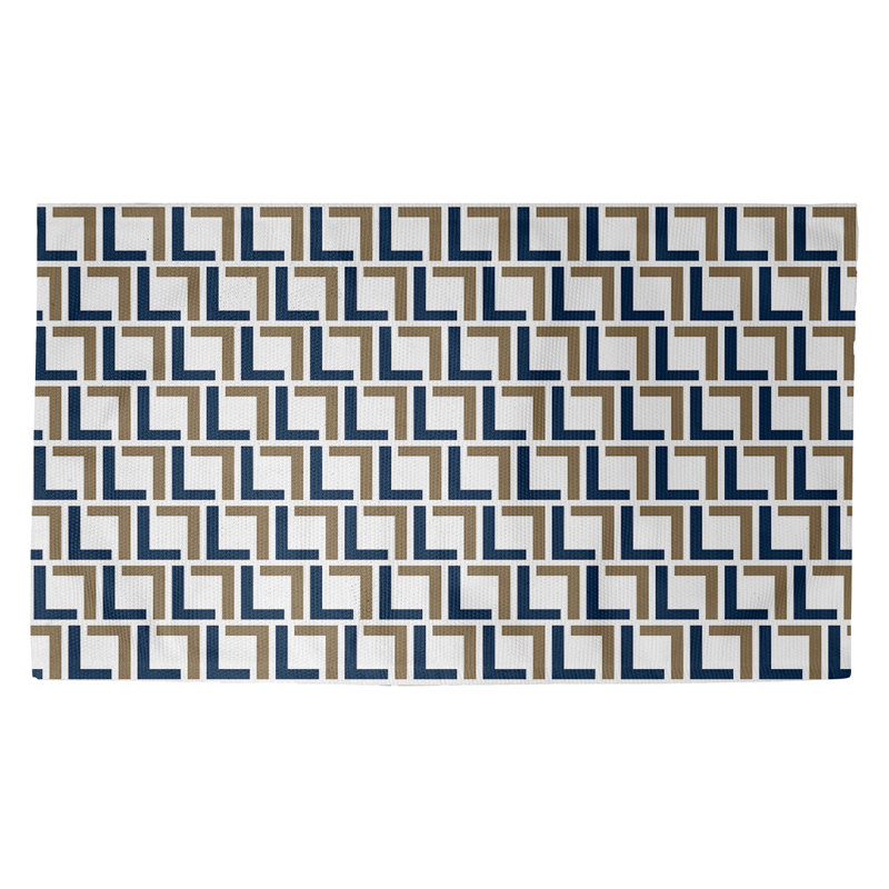 Geometric Indoor Rug, Rectangle 3' x 5'