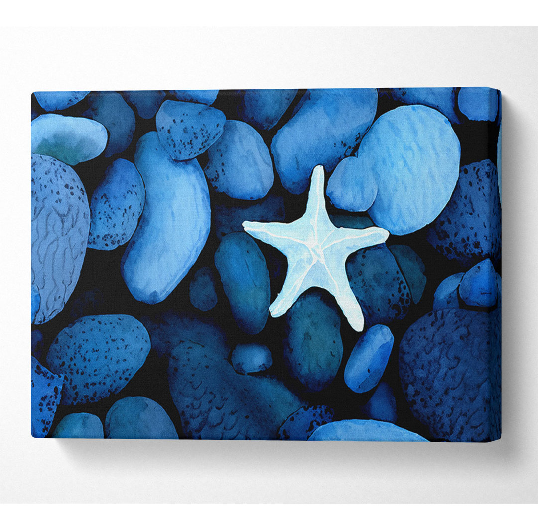 Star Fish Rocks - Kunstdrucke auf Segeltuch