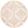 Bernon Hand Tufted Viscose/Wool Damask Rug in Ivory