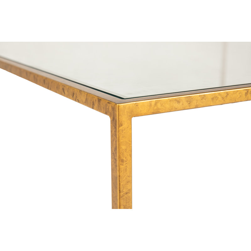 Kayce Modern Coffee Table, Royal Gold