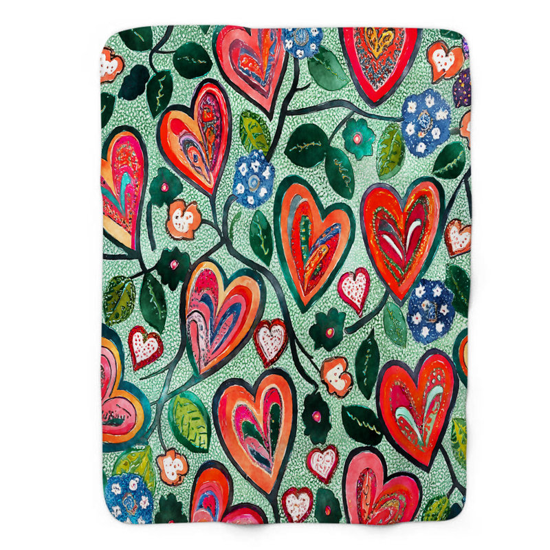 Bright Love Symphony Throw Blanket, 60" W x 80" L