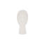 Cycladic Head, Sculpture, Oval, White Stone
