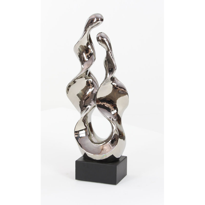 Designer Abstract Twisting Sculpture