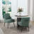 Dinnington Velvet Upholstered Side Chair With Legs-1327015324