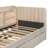 Upholstered Daybed With Trundle, Storage Shelves, USB & Outlet-502156041
