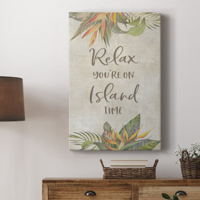 Vous êtes à l'heure de l'île - galerie Cavas sur mesure