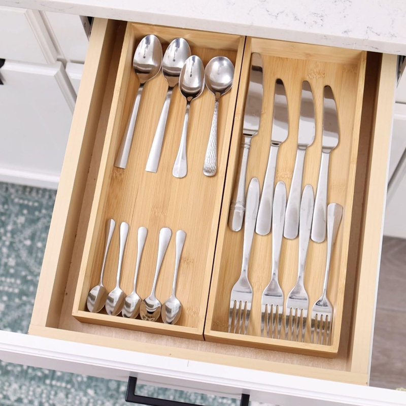 Ensemble de 2 tiroirs de cuisine 15 po x 6 po