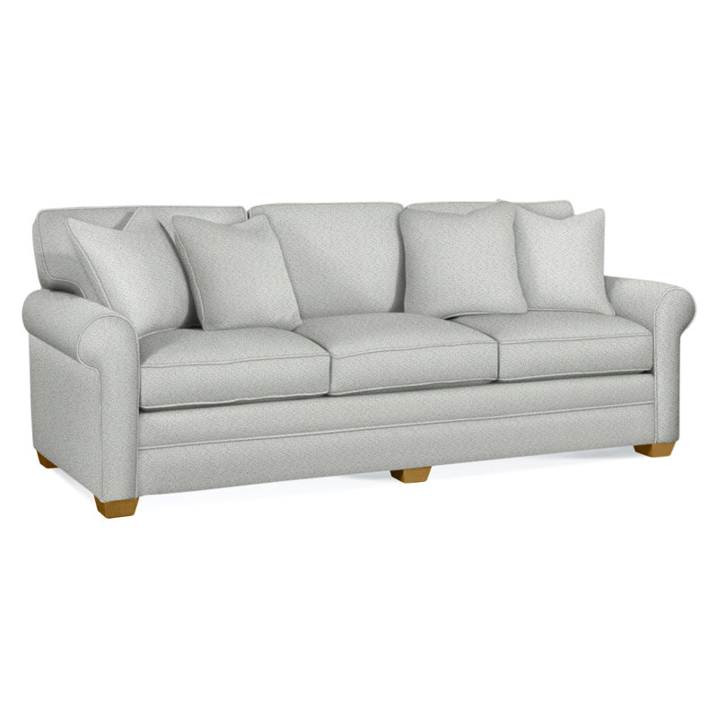 Bedford Upholstered 98'' Sofa, Honey, Gray Sugar Performance; 0863-84