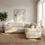 Canapé-lit en forme de L 88,22 "avec canapé-lit en canapé-lit convertible surdimensionné en chenille avec garniture cloutée et accoudoirs roulés-132493336