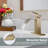 Centerset Single-handle Bathroom Faucet with Drain Assembly-82612559