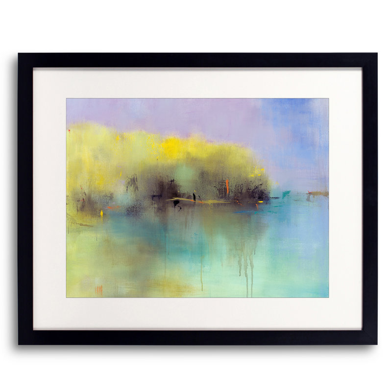 Sunlit Beginnings Print by Jacquie Gouveia, Black Framed Paper, White, 30" H x 24" W