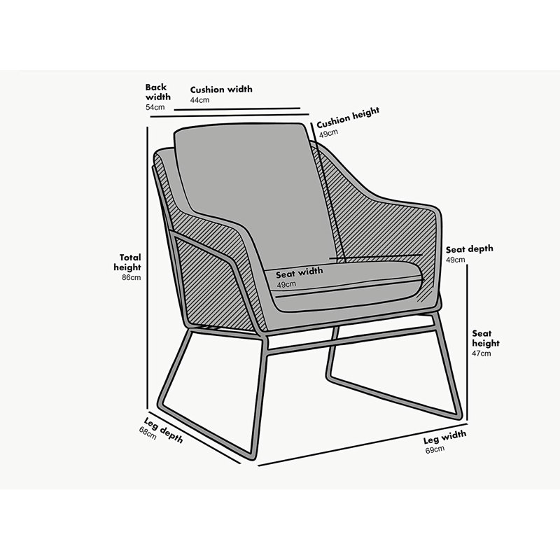 Lought Upholstered Armchair