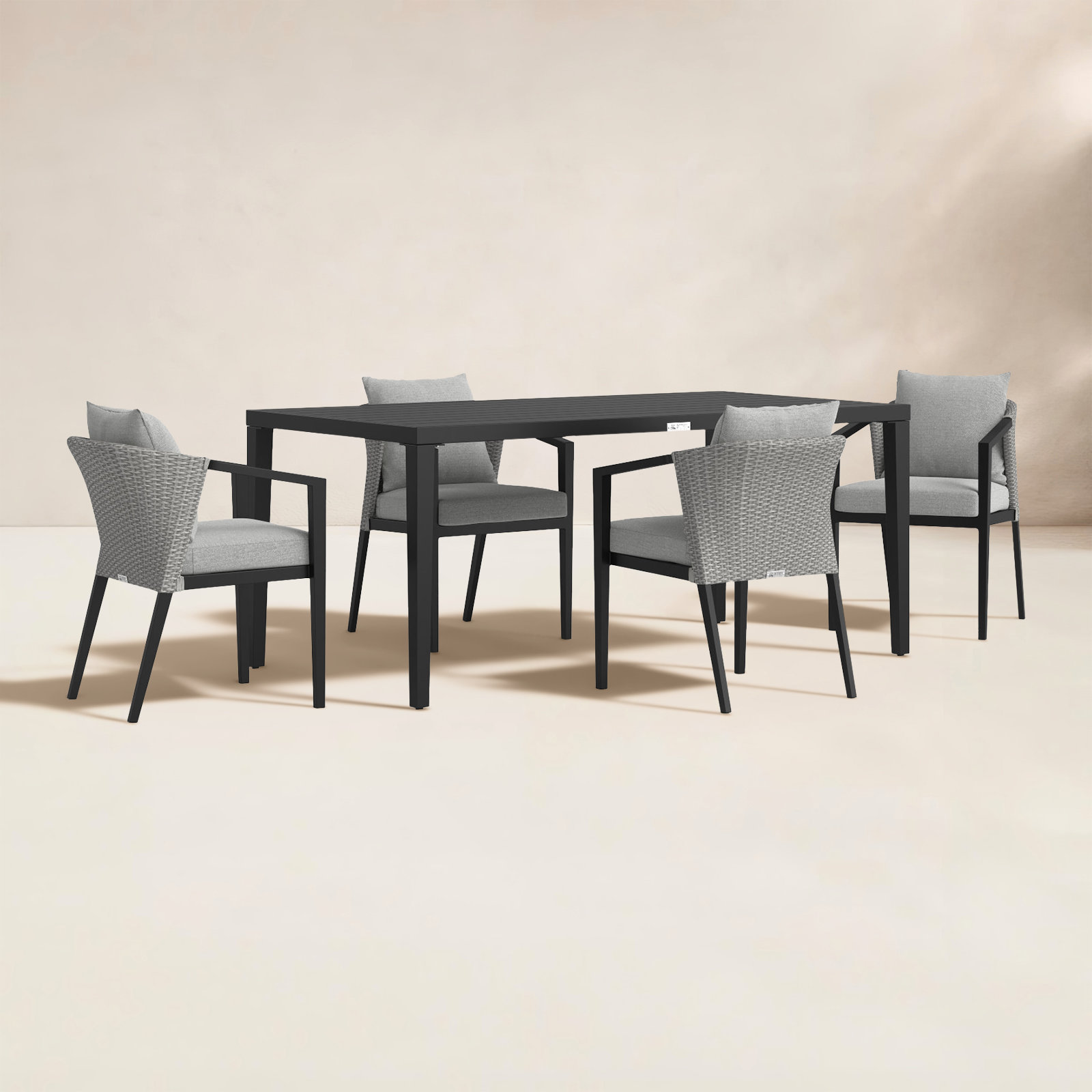 Abalone 70" Patio Dining Set