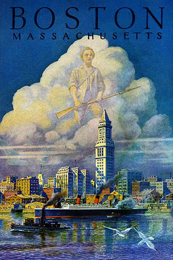 « boston », impression