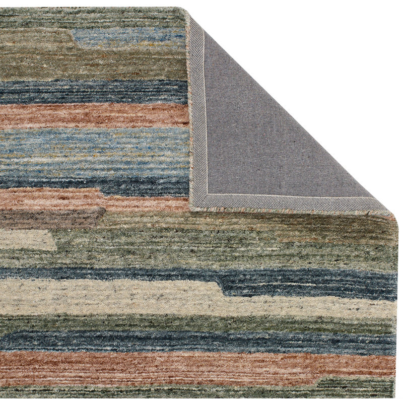 Bock Solid Colour Handloomed Area Rug, Rectangle 200 x 285 cm