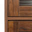Bibliothèque contemporaine avec portes fermées en verre et armoire de rangement de bureau